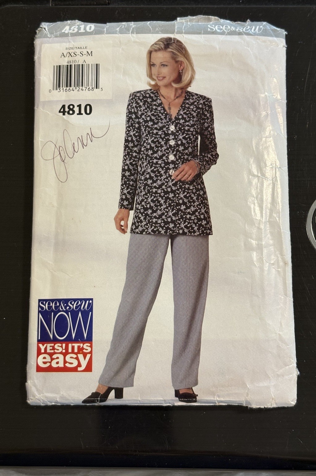 See & Sew 4810 Size XS-S-M MissesMisses Petite Top & Pants