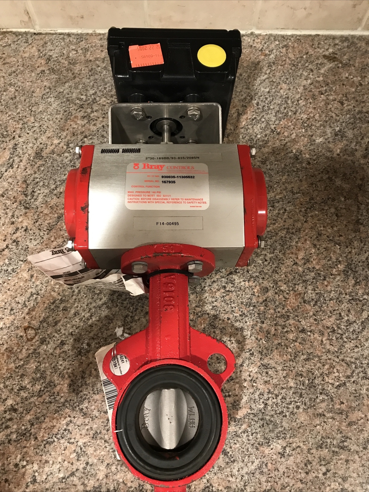 Bray Controls 930835- 11300532  Actuator  W/  Accutrak Dual Display,  2" Valve