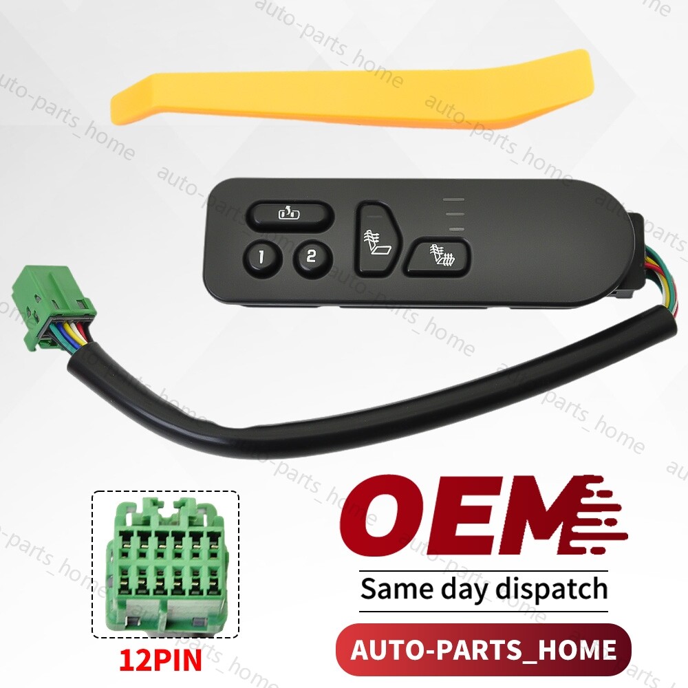 Front Left Driver Seat Heater Switch For 03-07 Chevy Silverado GMC Sierra