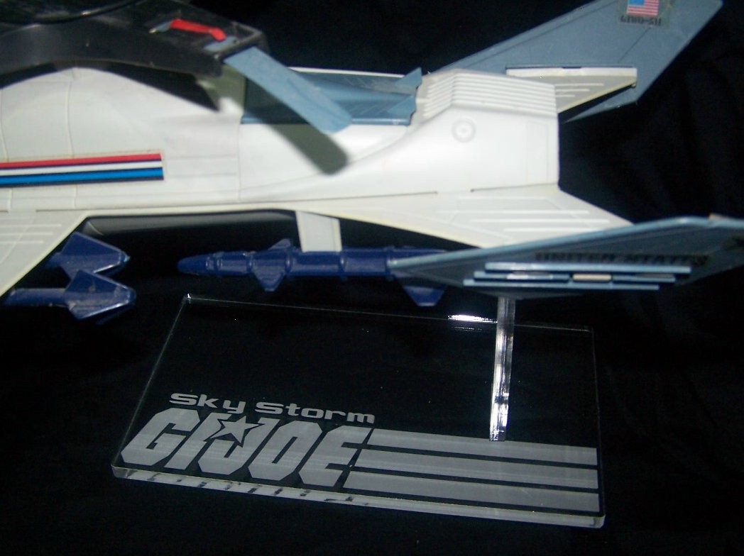 Acrylic display stand for GI Joe 1988 Skystorm