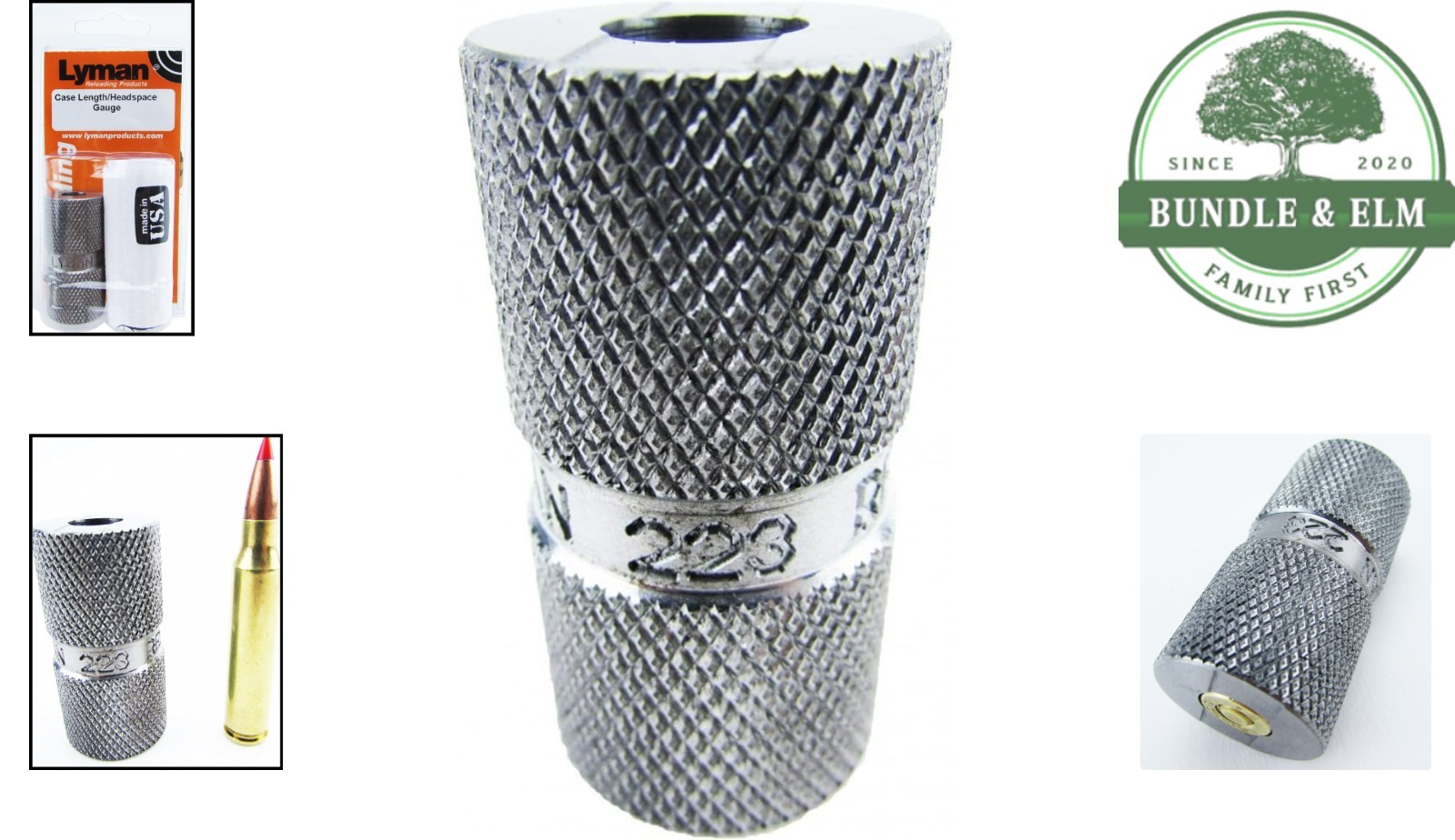 Reloading Case Length Gauge for 223, Ensures Safe Headspace Measurement