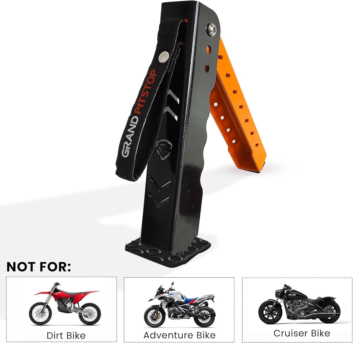 Motorcycle Lift Stand Portable Adjustable Maintenance Tool