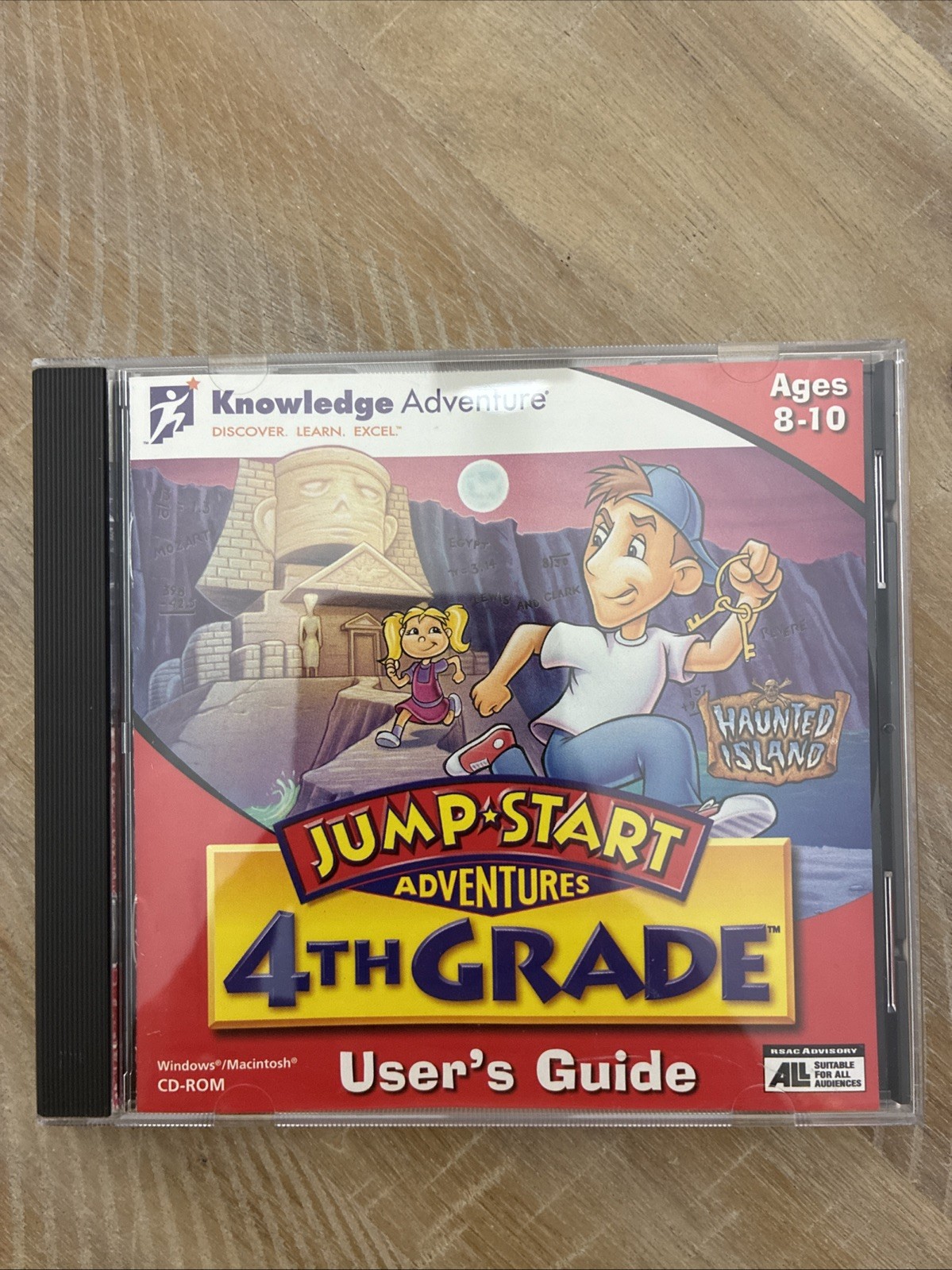 Jump Start Adventures 4th Grade Ages 8-10 Haunted Island CD Windows/Mac 1996