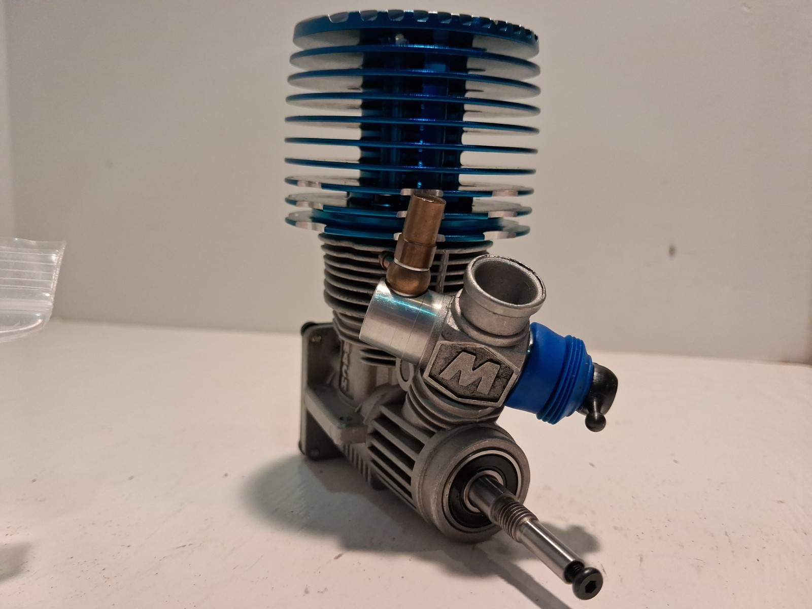 New Vintage Dynamite Mach 26C Nitro RC Engine and Head