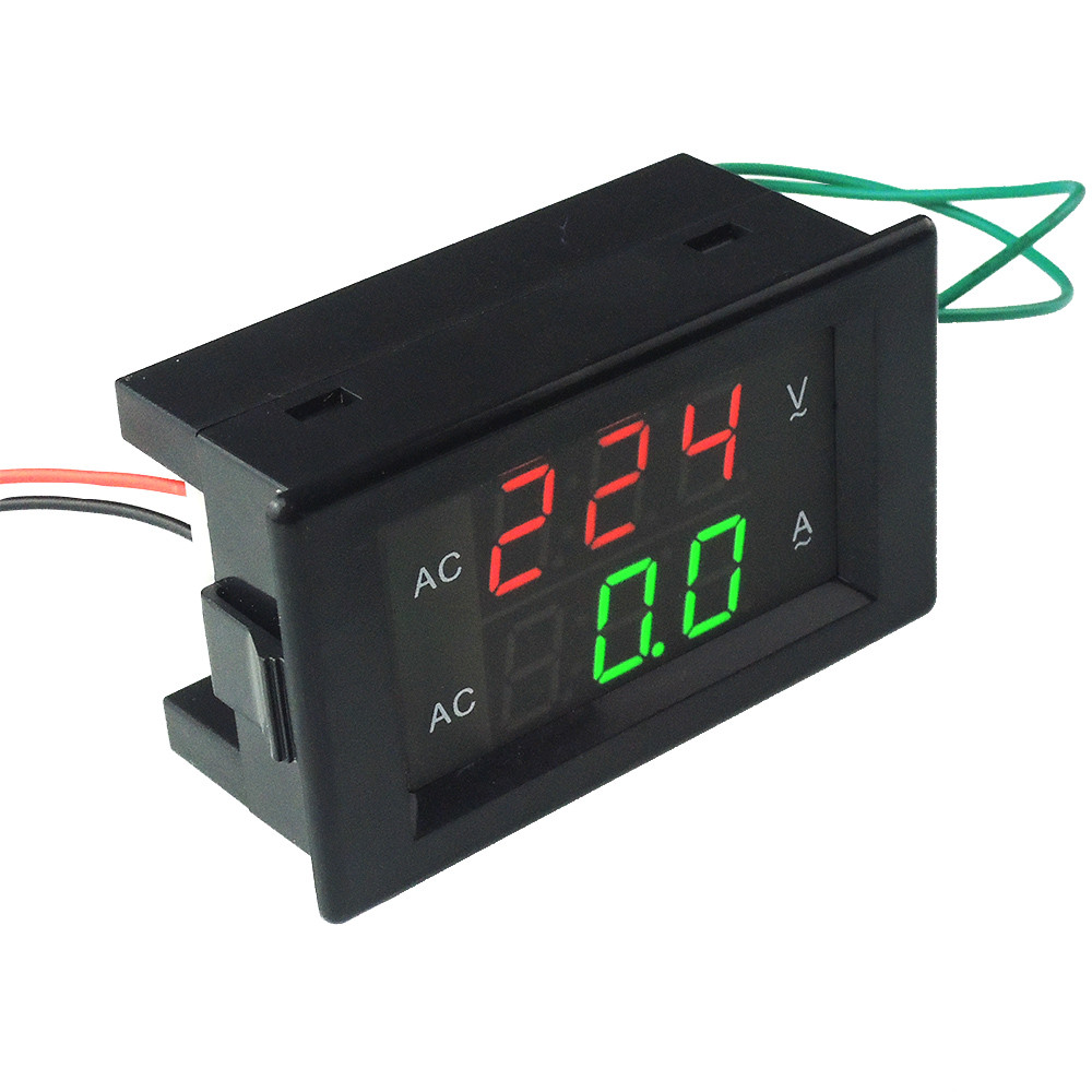 AC 500V 100A LED Digital Volt Watt Voltage Ampere Panel Meter Voltmeter Ammeter