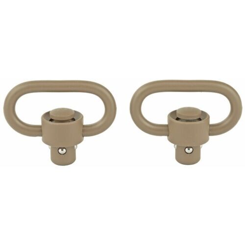 GrovTec US Heavy Duty Push Button Swivels - FDE GTSW253