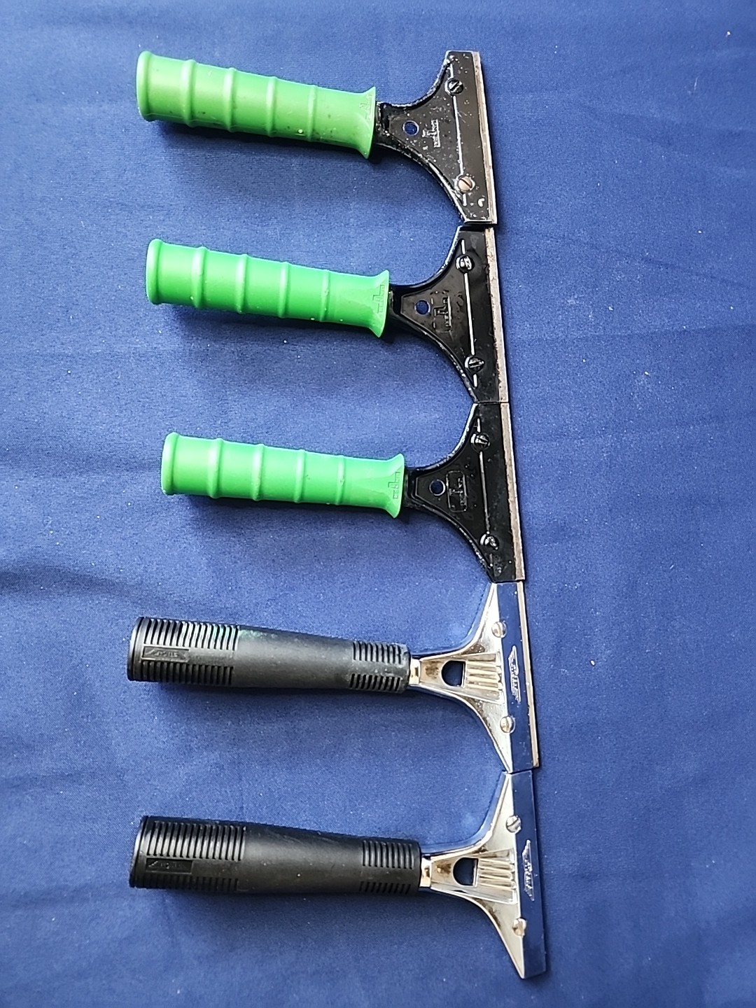 Lot Of 5 Scrapers Unger 4 Inch Scrapers & Ettore Scrapers Germany Taiwan