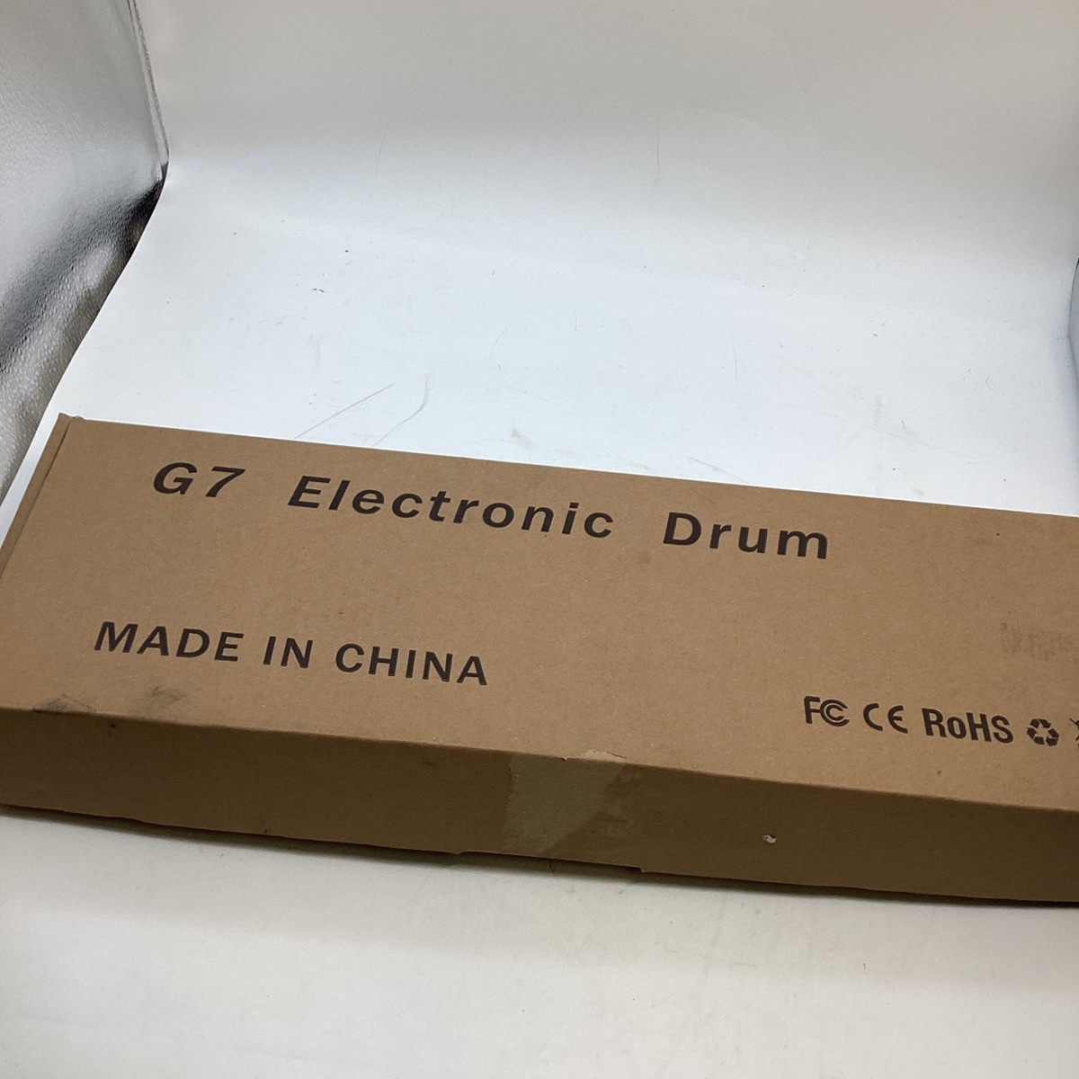 Wentel Music G7 Electronic Drum Set Black and White (GO1068502)