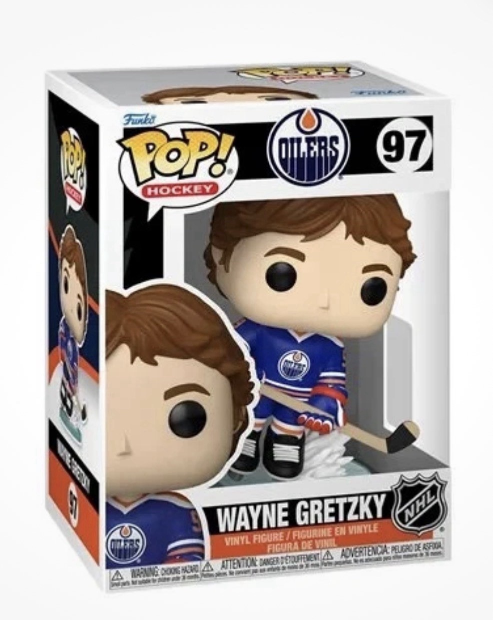 Funko Pop! NHL: Legends Oilers Wayne Gretzky (Rookie) Vinyl Figure #97