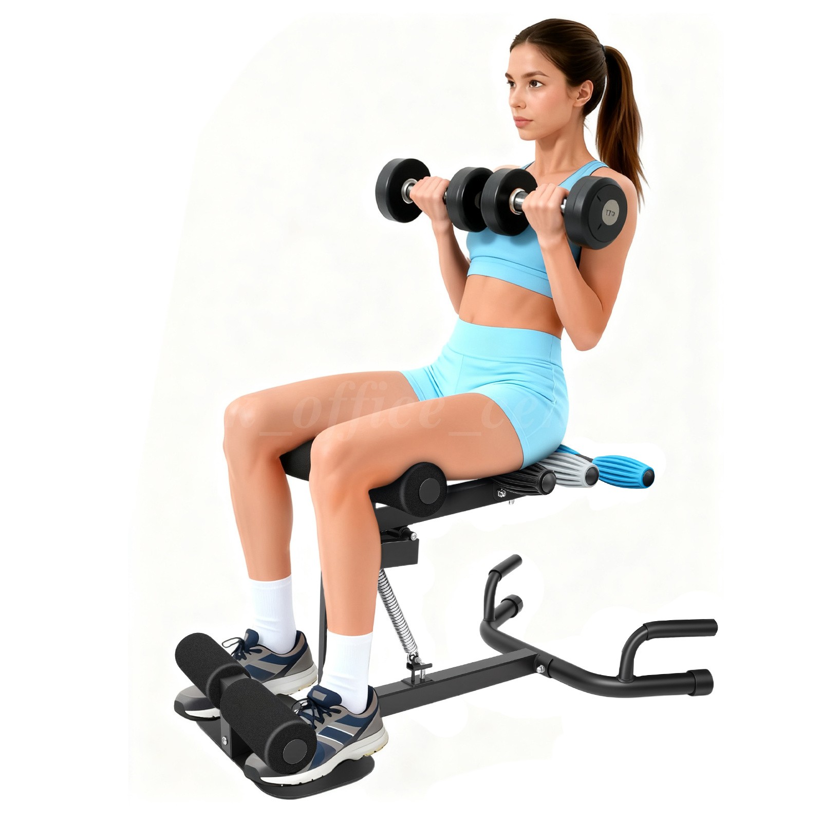 3-IN-1 Push Up &Squat Machine, Adjustable home Low-Impact Body Workout Equipment