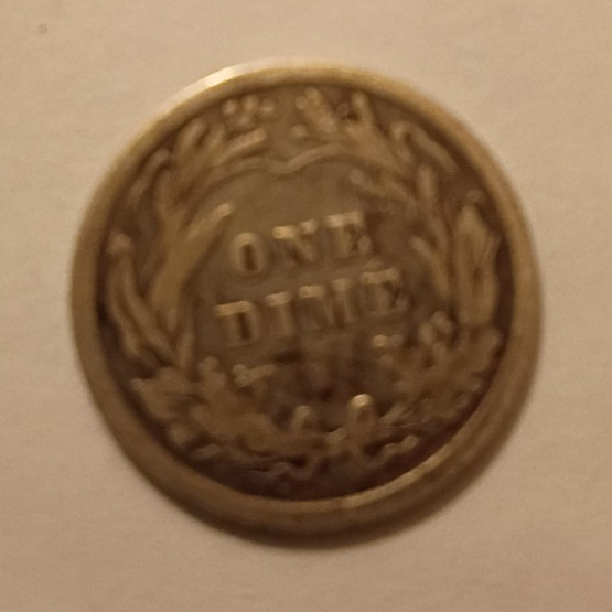 1904 Barber Dime 10C Philadelphia Silver 0.900 Fine Business Strike KM#114