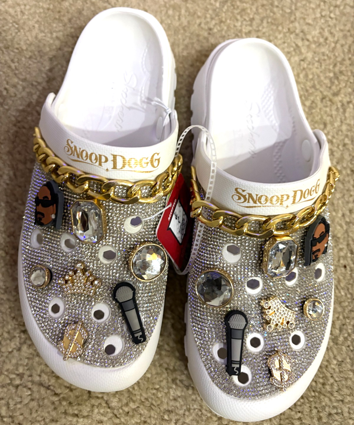 Women's Snoop Dogg Skechers Arch Fit Footsteps - Rolling N Gold Clog Sandals
