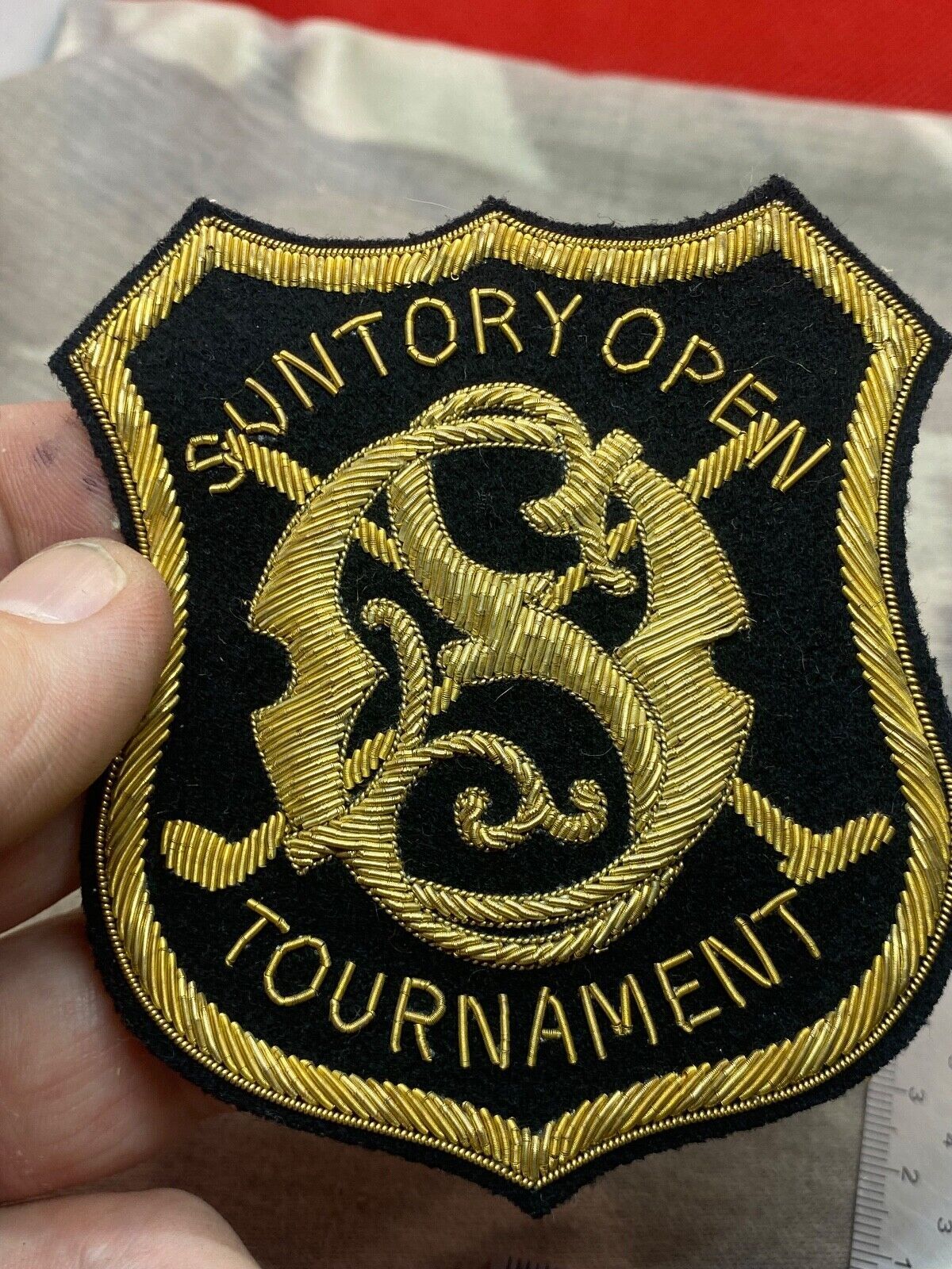 Unknown Regimental / Military / Sports Bullion Weave Blazer Badge