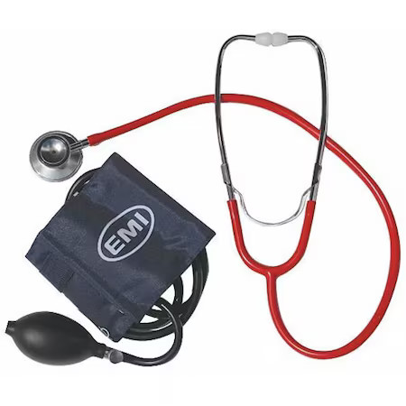 Emi 936 Aneroid Sphygmomanometer, Red, 13" L
