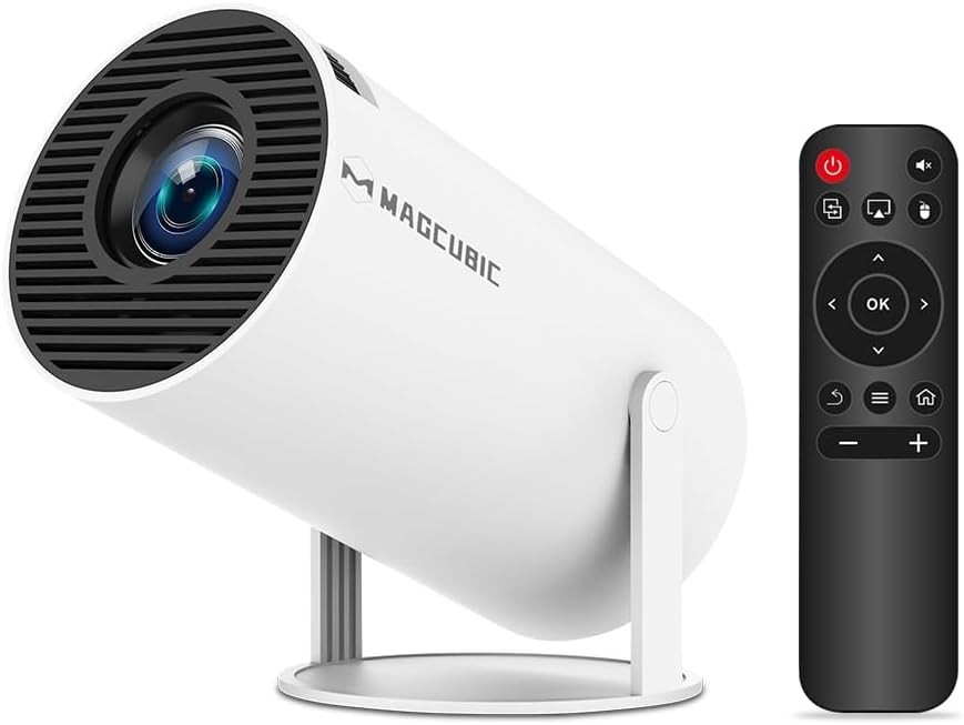 High-Resolution Mini Projector - 180° Adjustable, Ideal for Education & Business