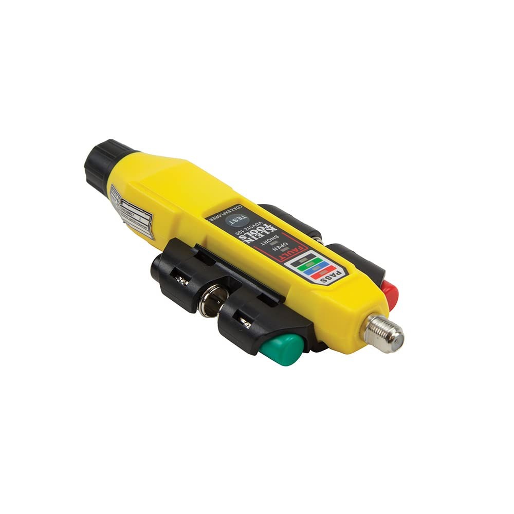 Klein Tools VDV512-101 Explorer 2 Coax Tester 13.57 cubic inches, Cranberry