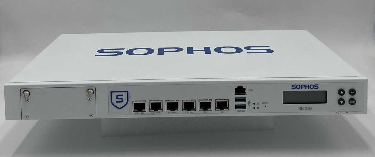 Sophos SG210 Rev.1 Intel Celeron 8GB 120GB SSD Network Security Appliance