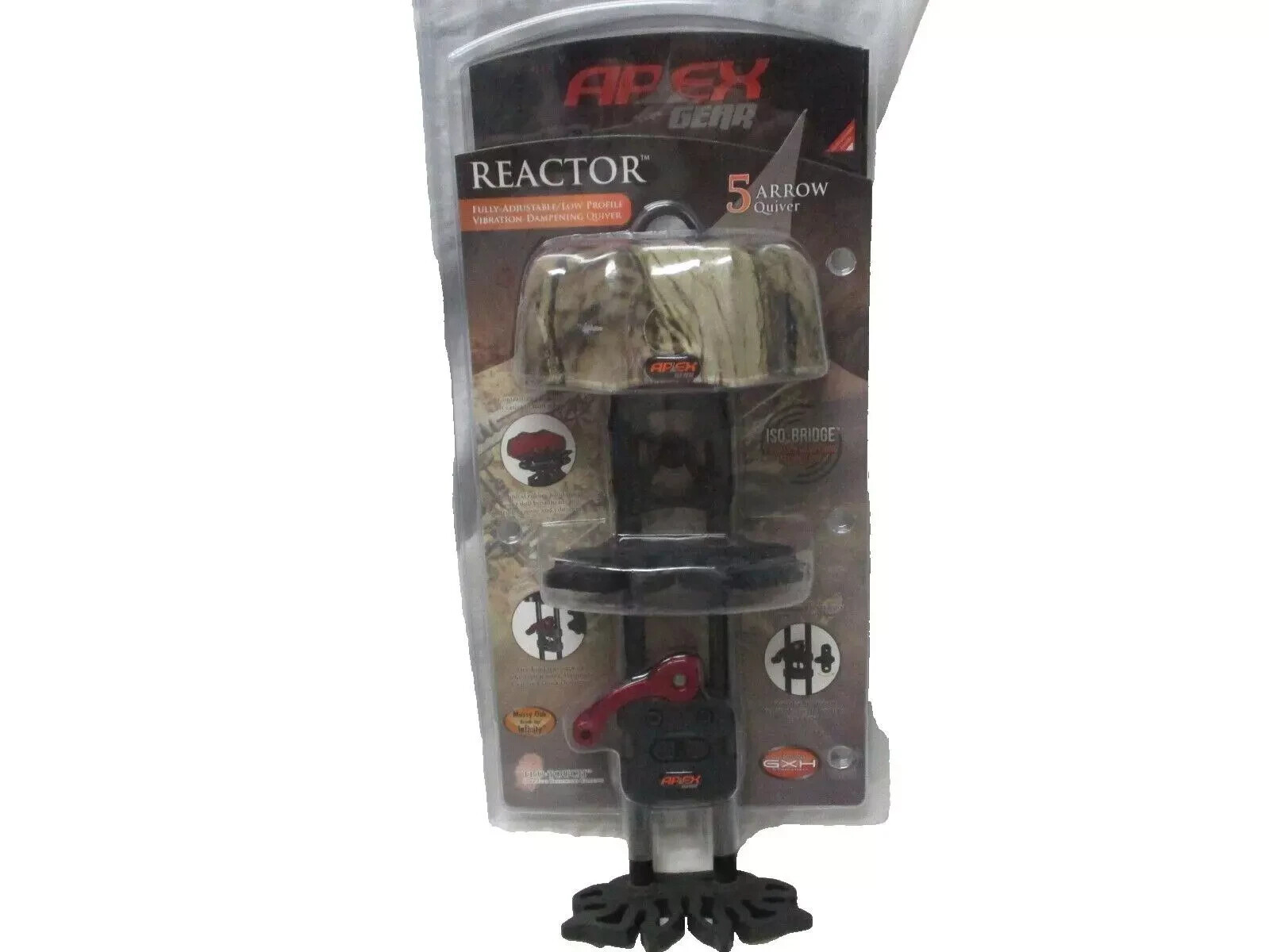 Apex Reactor Crossbow Quiver 5 Arrow Camo AG215E