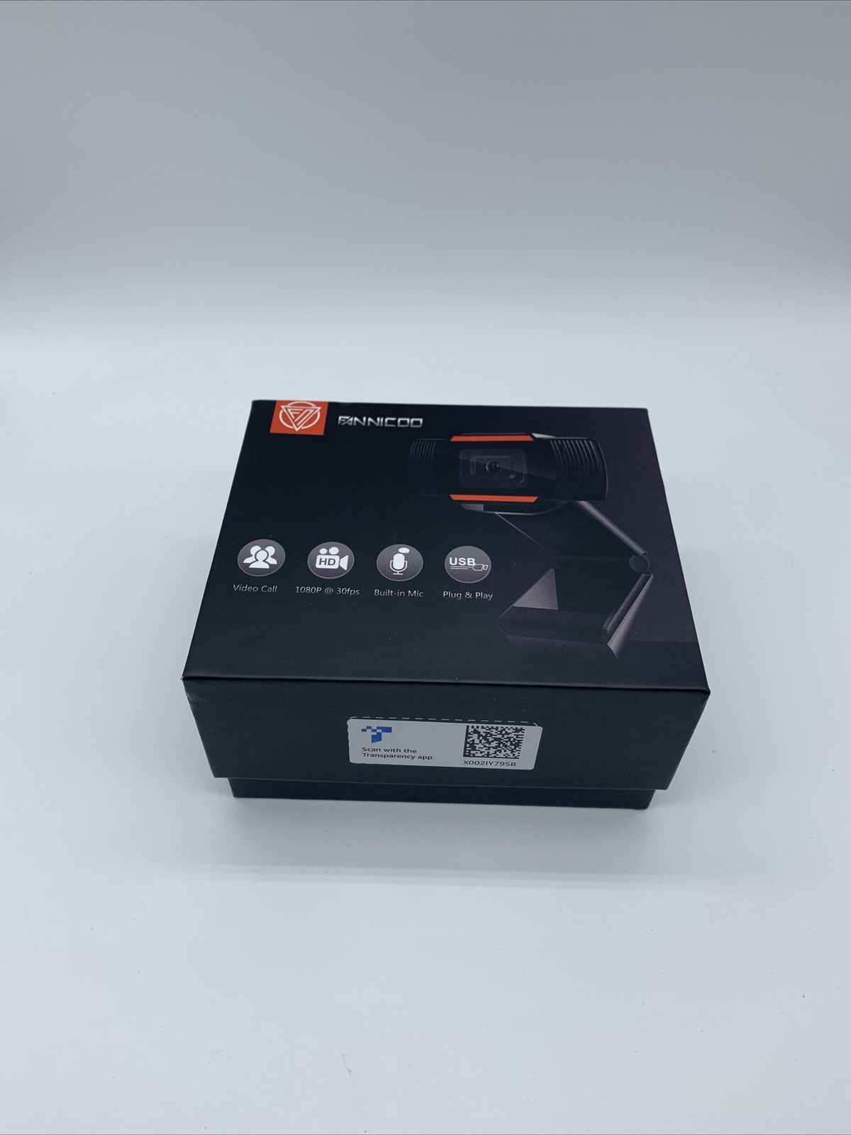 Fannicoo 1080P Webcam with Microphone USB Computer Camera