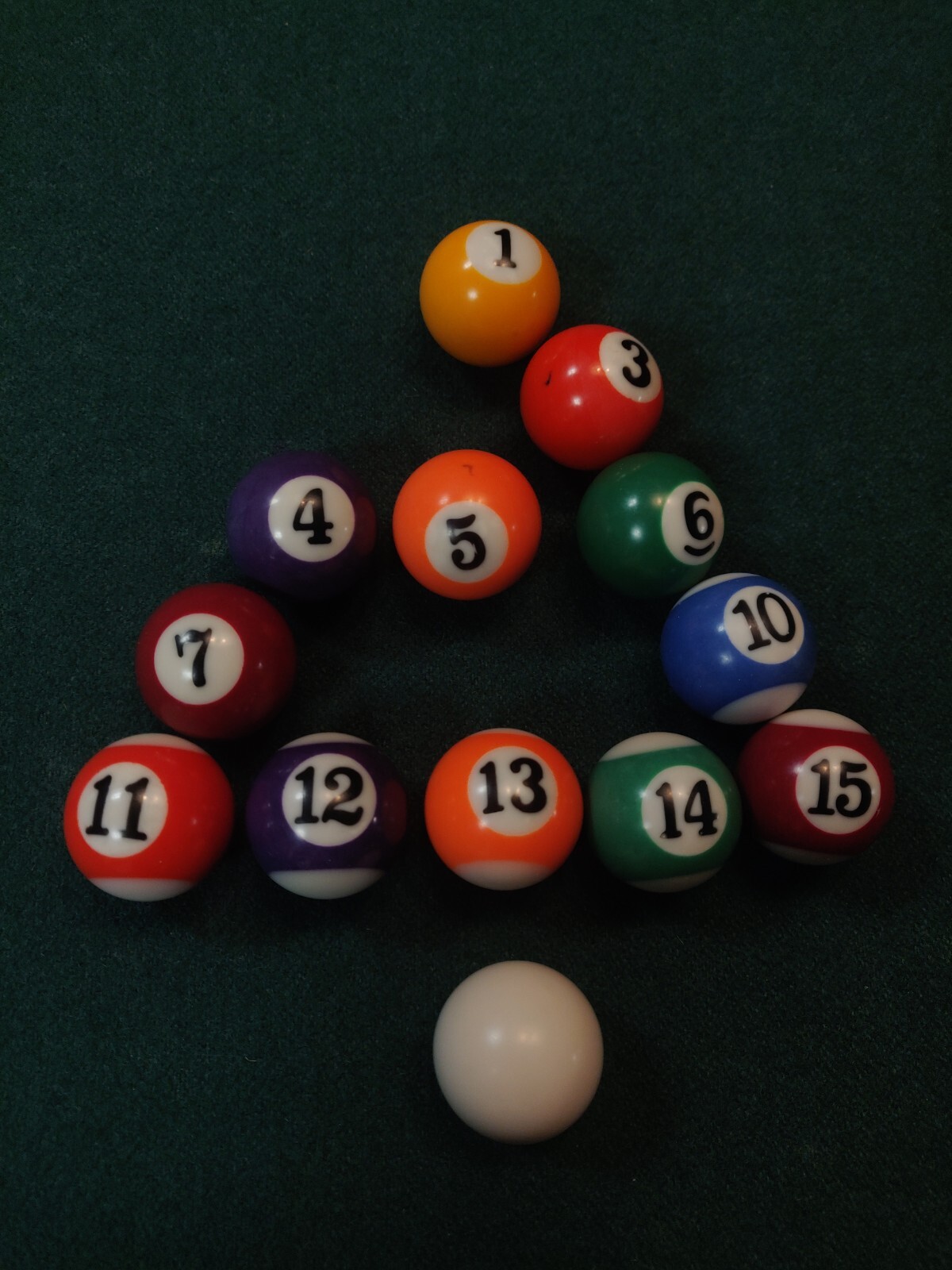 Mini Billiards Ball 1" 0.5oz #10 Single Ball