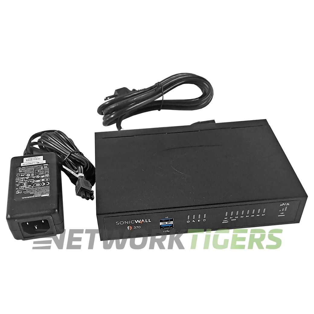 SonicWall 02-SSC-2825 TZ370 3 Gbps Firewall - TRANSFER READY