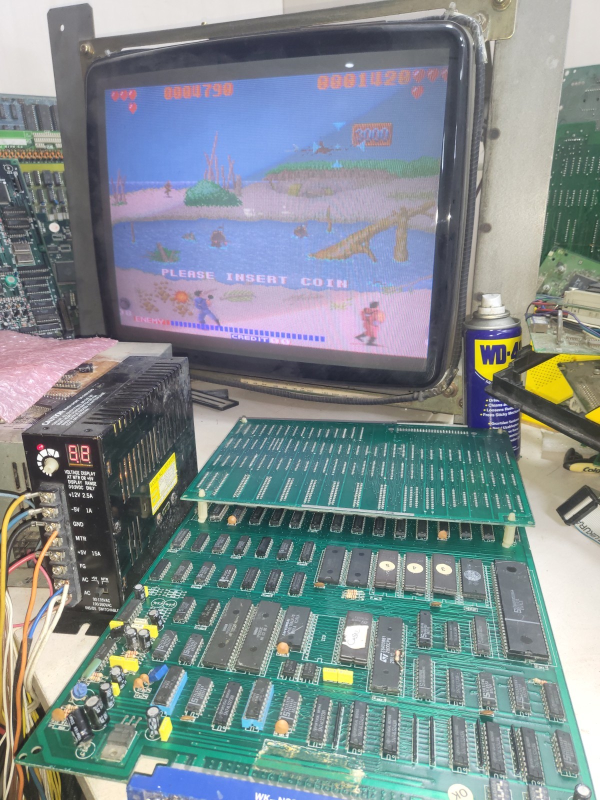cabal PCB Jamma Video Arcade Game pcb
