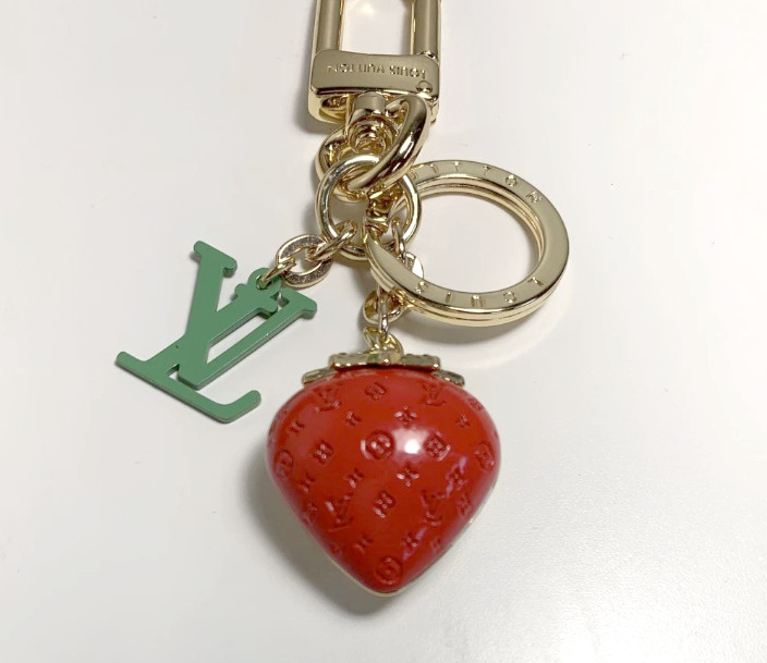 Louis Vuitton Charm Keychain Key Holder - Strawberry