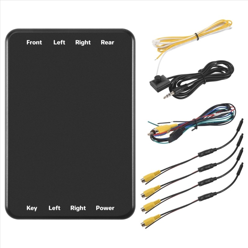 360 Degree Panoramic Car Camera Control Switch for 4 Channel Converter Systems