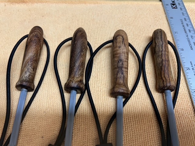 Custom Hand Made Sharpening Steel with Koa Handles