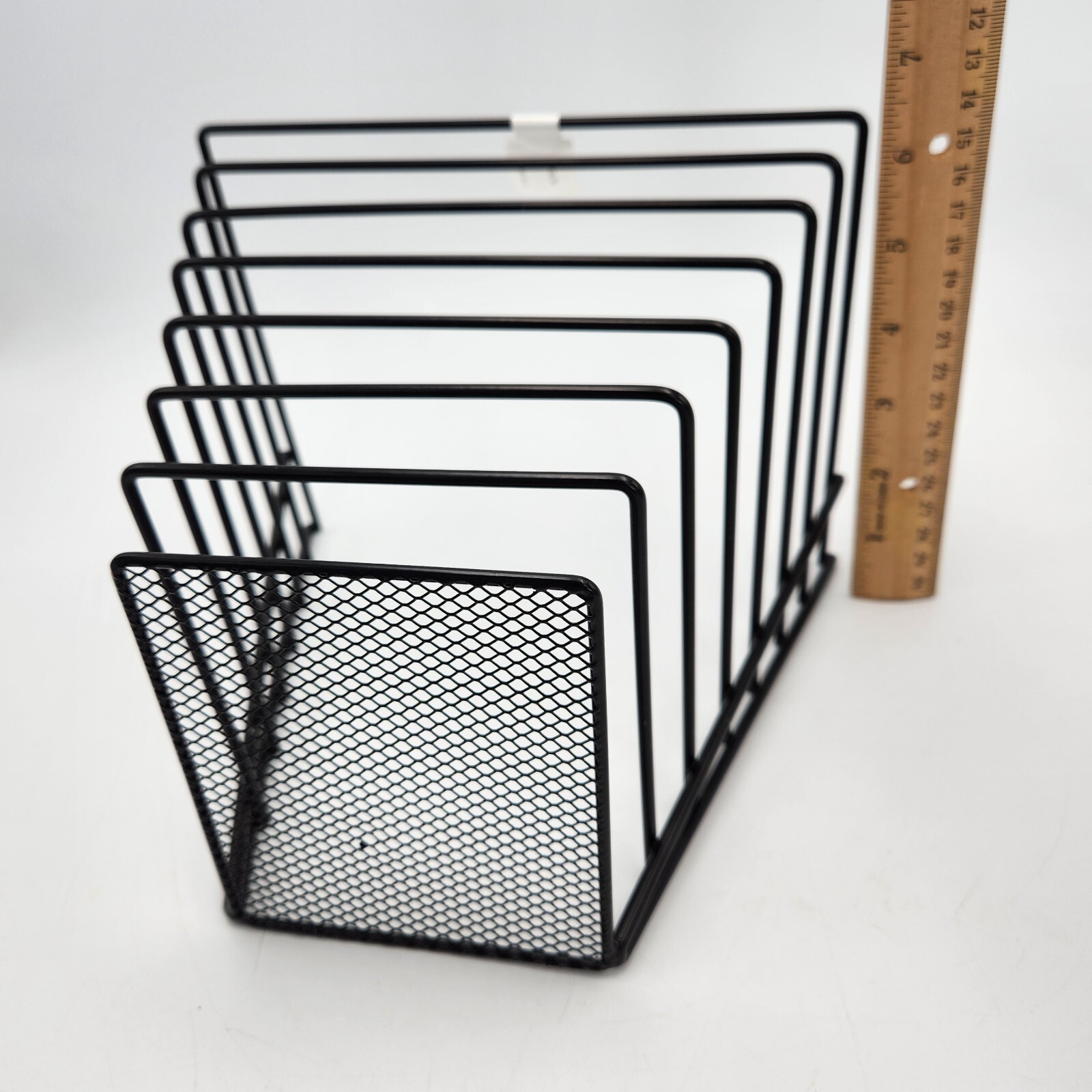 Swinton Office Step File Metal Wire And Mesh Black