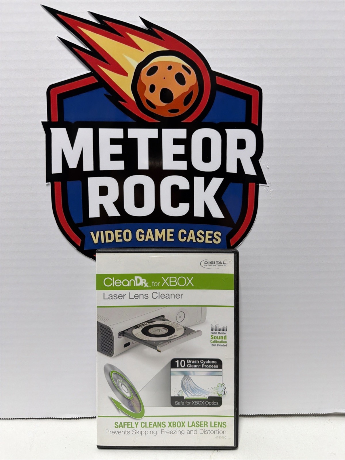 CleanDrx XBox Laser Lens Cleaner 4190100 Microsoft Good Condition with Case