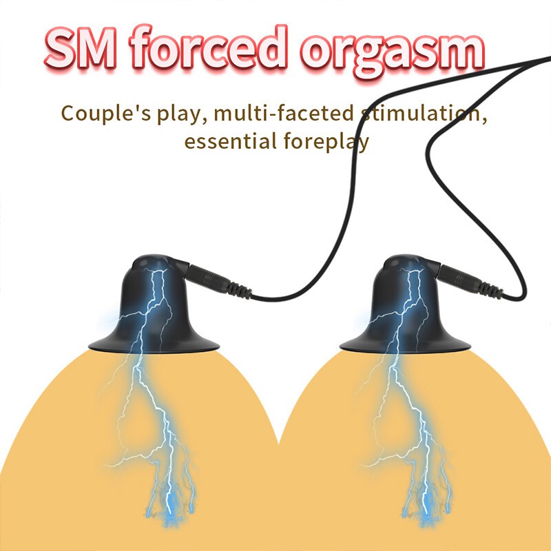 Electric Nipple Stretcher Bondage Breast Enhancer Clamps Women Suction Cup NEW