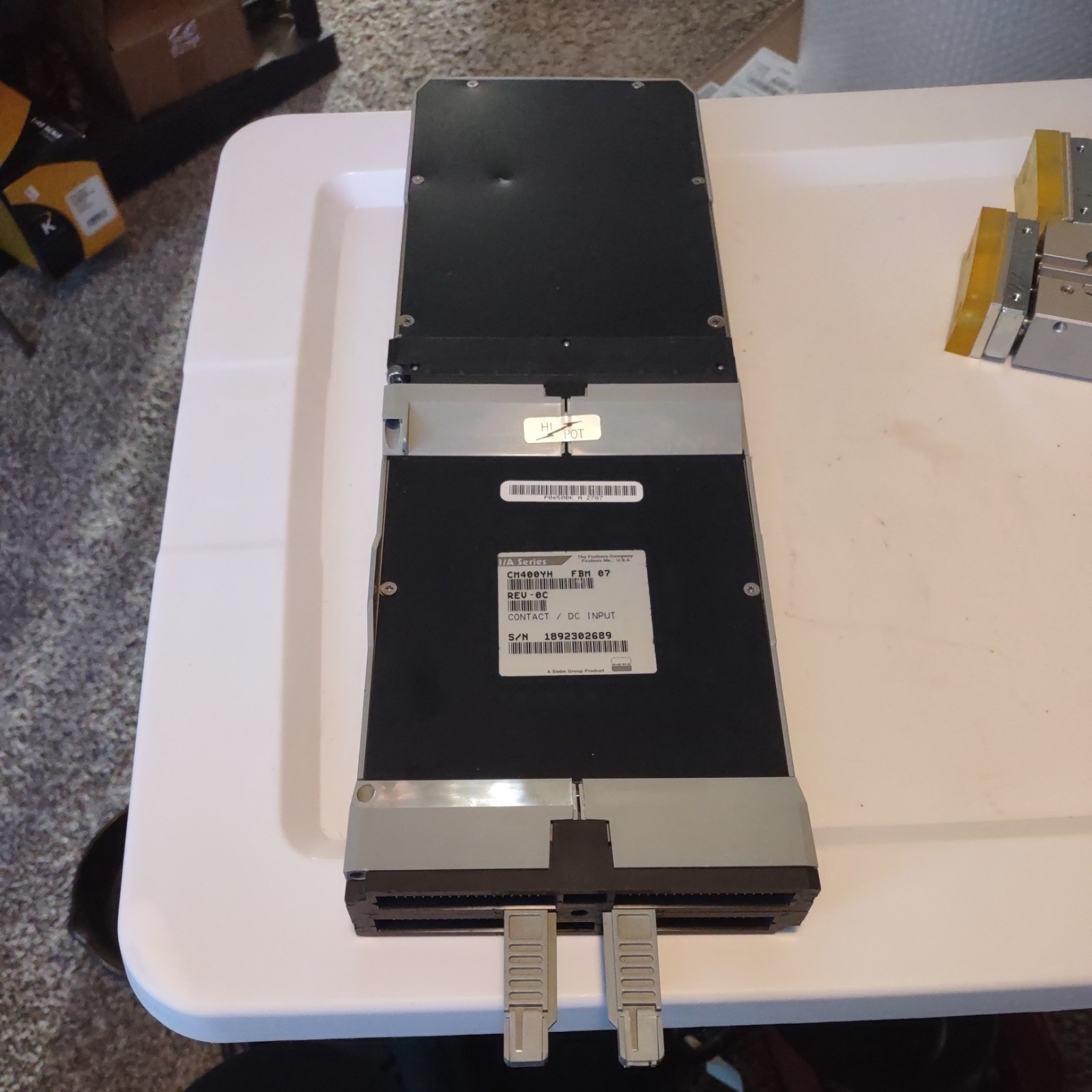 FOXBORO COMPANY  CM400YH FMB 07  Rev 0C CONTACT / DC INPUT