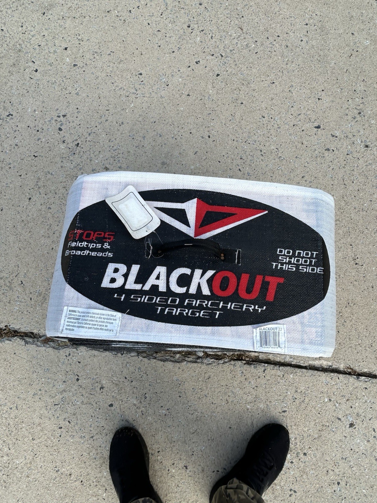 Blackout 4 Sided Archery Target