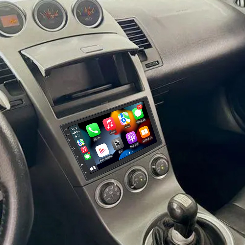For Nissan 350Z 2003-2009 Android 15 Apple CarPlay Stereo Radio GPS Navi 2+64GB