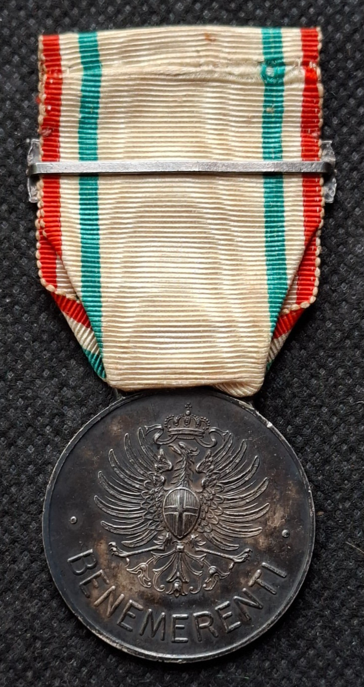 CRI Volunteer Merit Medal Italian Pink Cross Italian-Austrian Bar