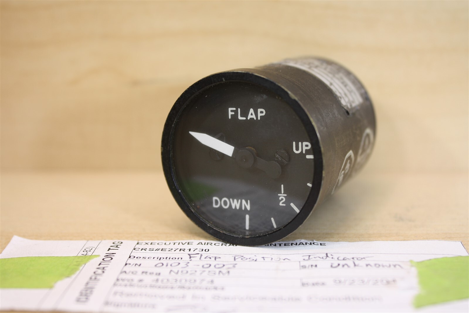 B&D Instruments 0103-003 Flap Pos Indicator 850623-1 (1.5")