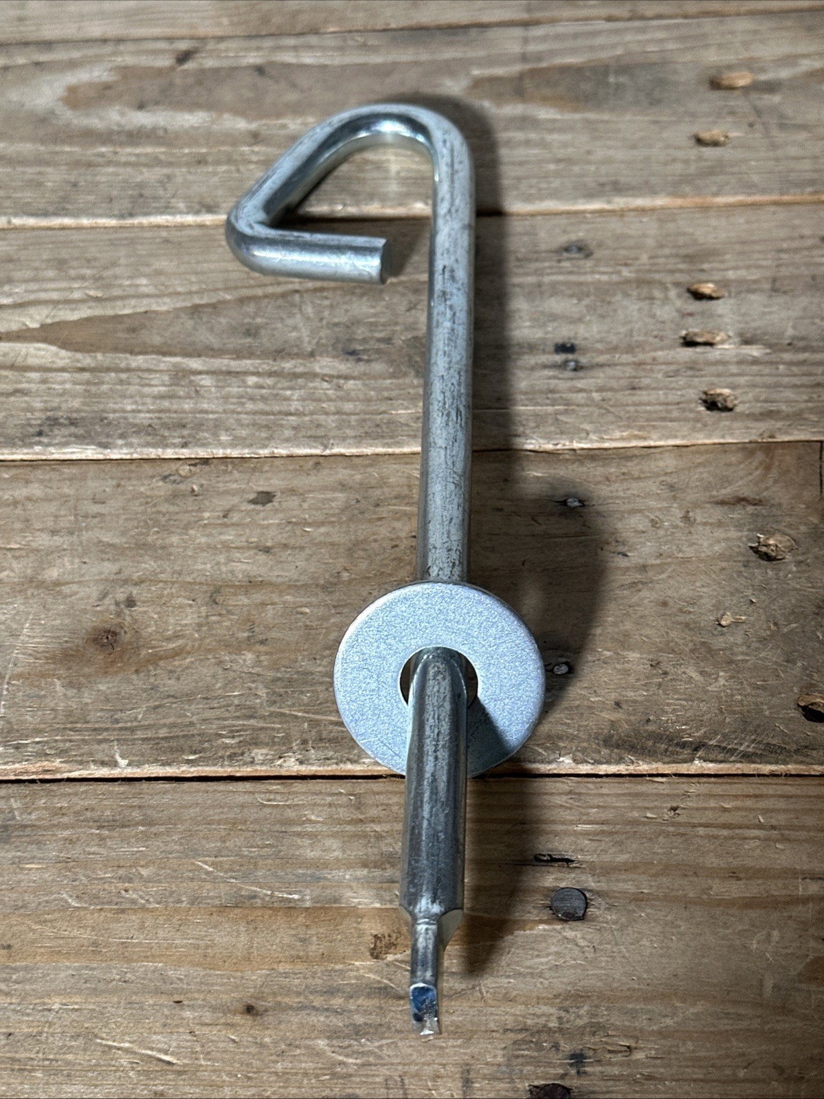 11 1/2" Corral P Drop Pin Flat Tab To Hold Washers In Place 1/2" Pin Diameter