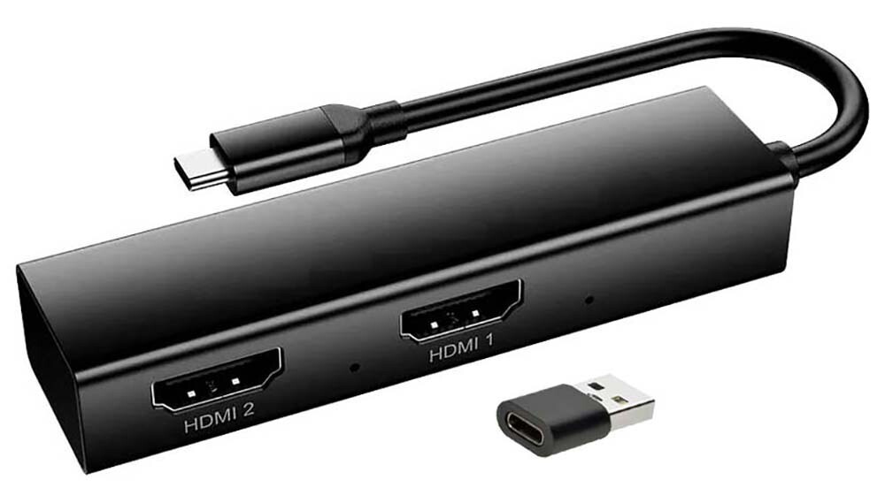 USB 3.0 4K DVR Video Capture Dongle For PC Windows Mac Linux With 2 HD Inputs