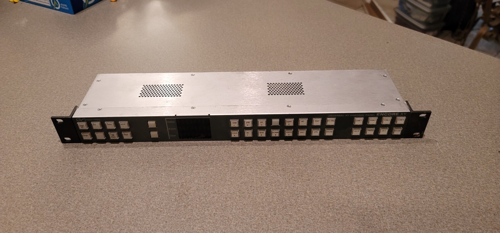 Grass Valley Encore PRE-XY Universal XY Programmable Control Panel 1u rackmount