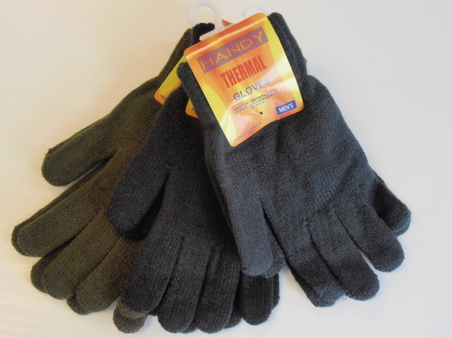 Thermal gloves for Men, choice of colour