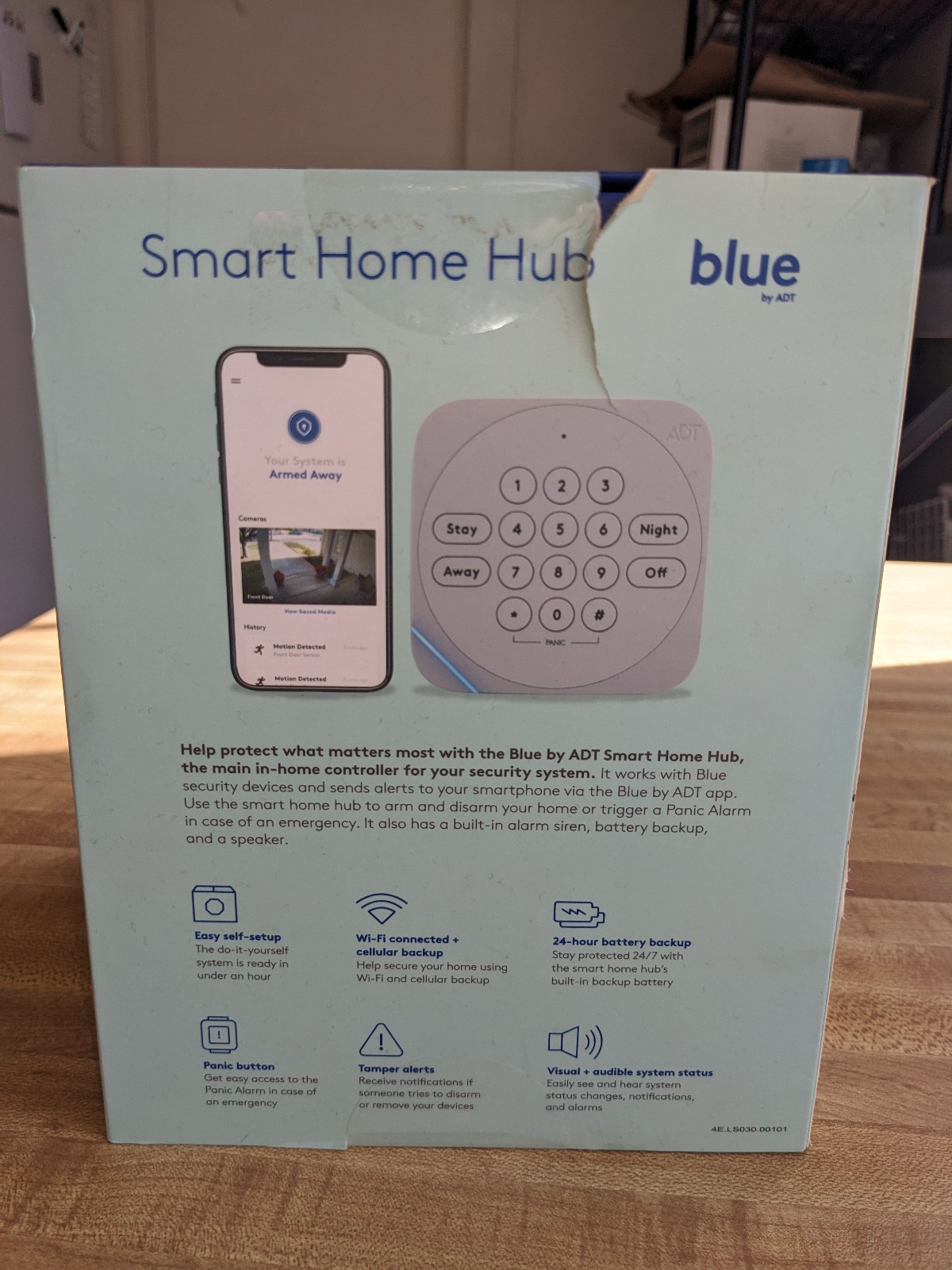 ADT Blue Smart Home Hub (S40LR0-01) Security System
