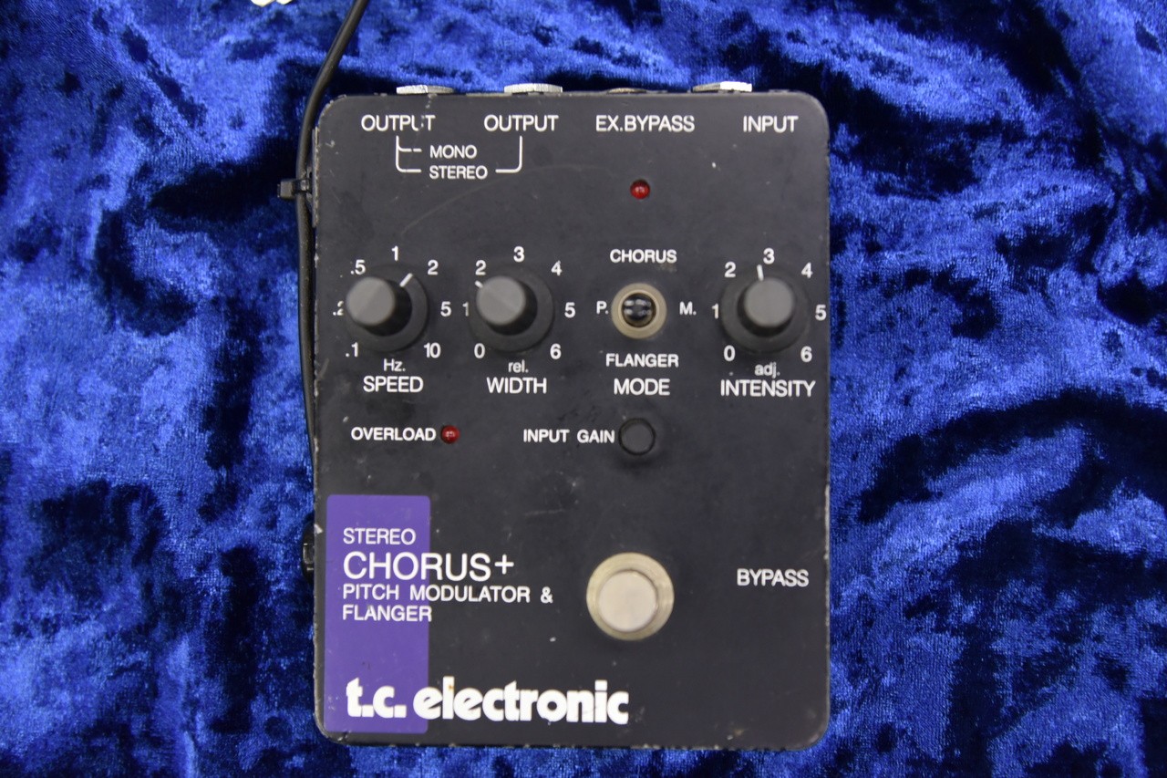 TC Electronic Stereo Chorus+ SCF Guitar Effect Pedal Used