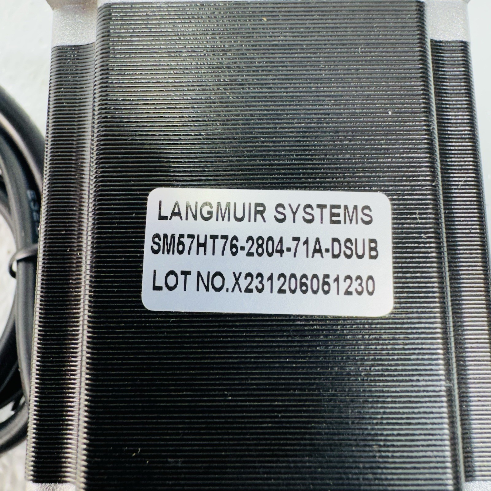 Langmuir Systems Stepper Motor - X-Axis - SM57HT6-2804-71A-DSUB