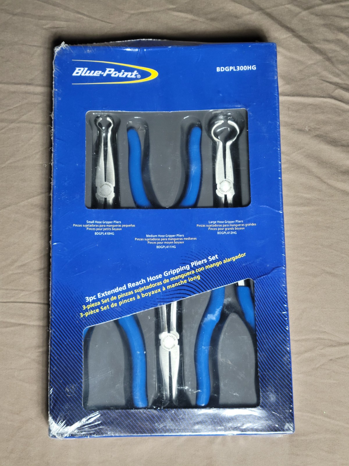 Bluepoint Extended Long Reach Hose Gripping Pliers Set BDGPL300HG Blue Point