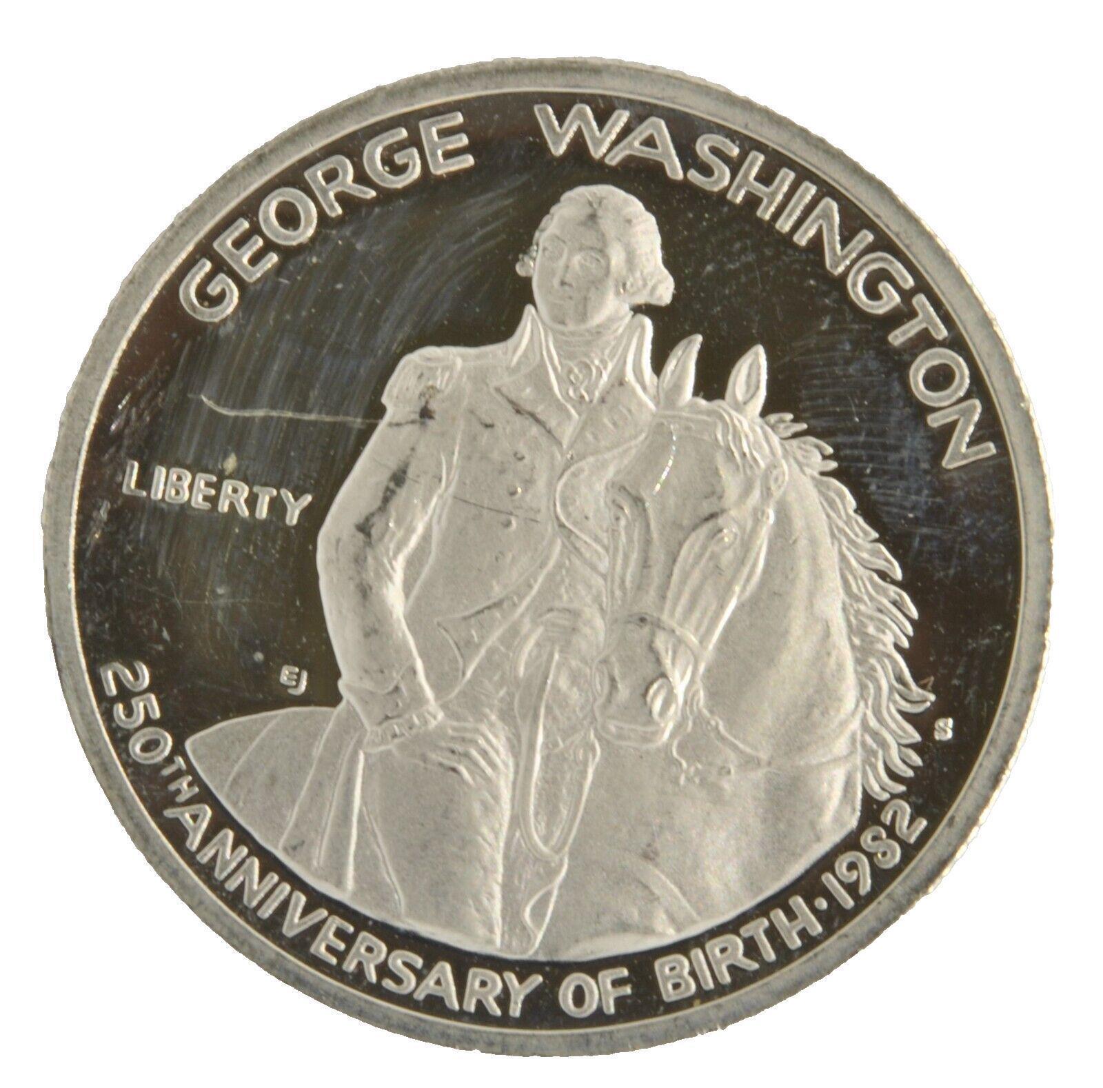 1982-S US George Washington 90% Silver Commemorative Proof San Francisco Coin
