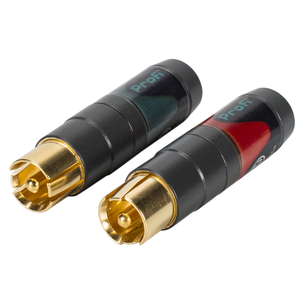 NEUTRIK Connectors RCA Connectors Set of 2 Professional | NF2C-B/2