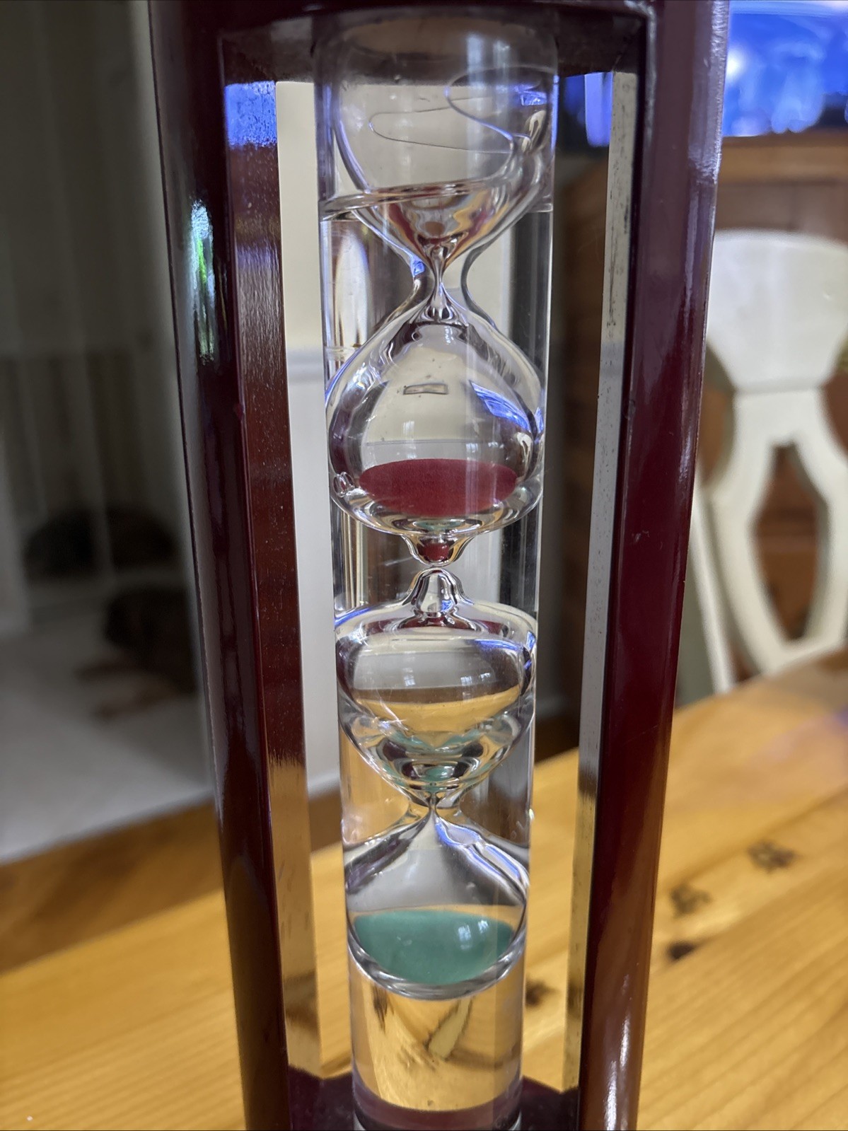 Floating Multicolor Hourglass