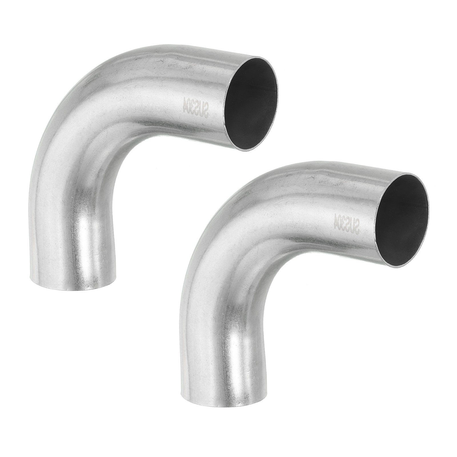 2Pack 1-1/2" OD 304 Stainless Steel Butt 90 Degree Fitting