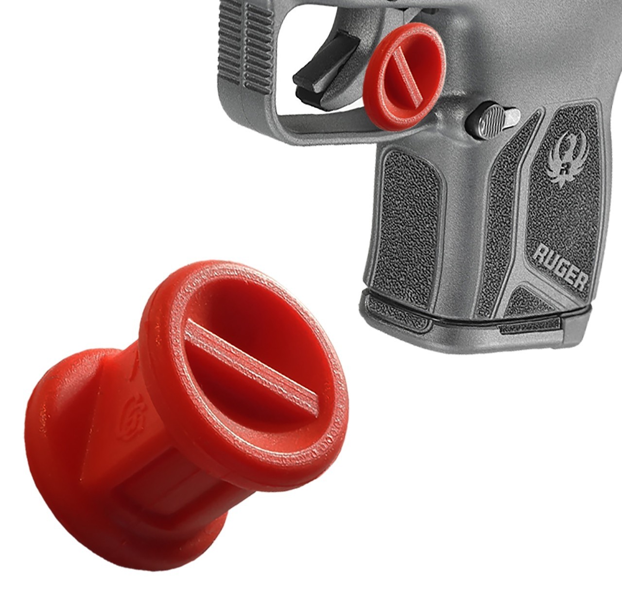 Garrison Grip Micro Trigger Stop Fits Ruger MAX-9 Red  (s22) 2 Pack